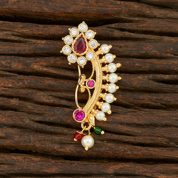 211381 Antique Delicate Nose Ring With Gold Plating