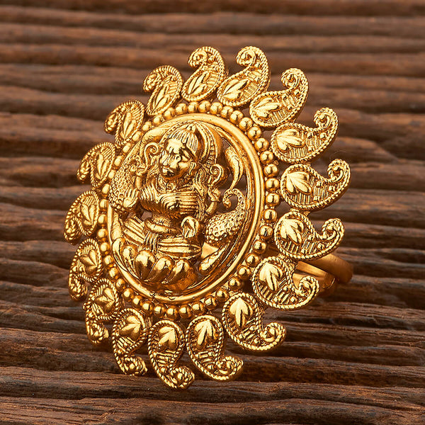 Antique Temple Ring With Gold Plating 212503