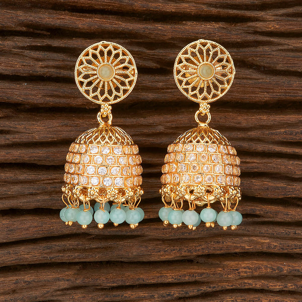 Antique Jhumki With Gold Plating 212751