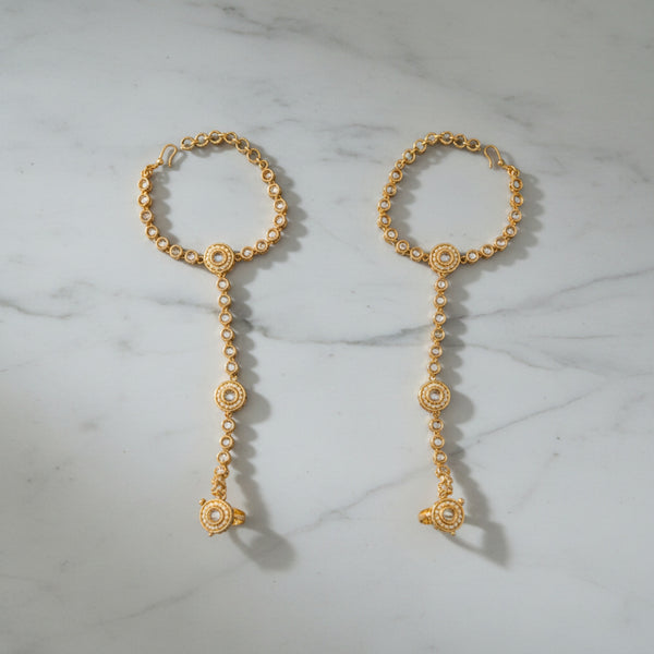 212780 Antique Classic Hath Pan With Gold Plating