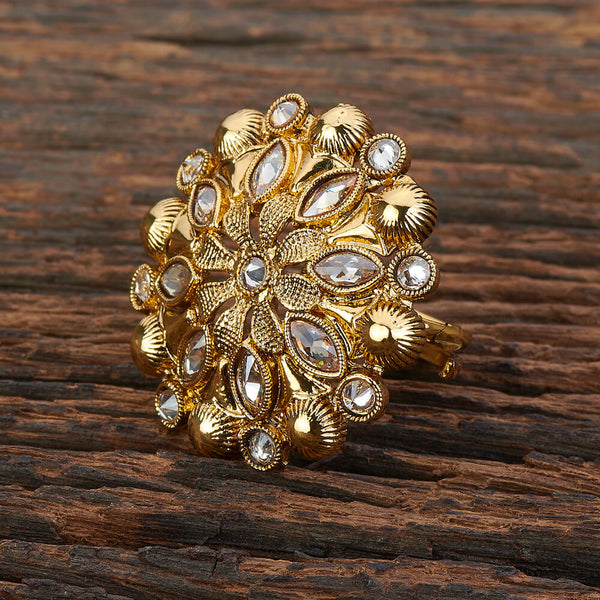 Antique Adjustable Ring With Gold Plating 212865