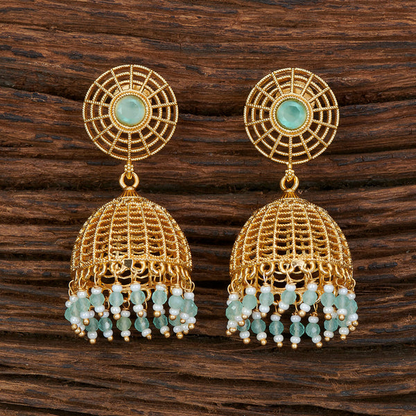 Antique Jhumki With Gold Plating 212953