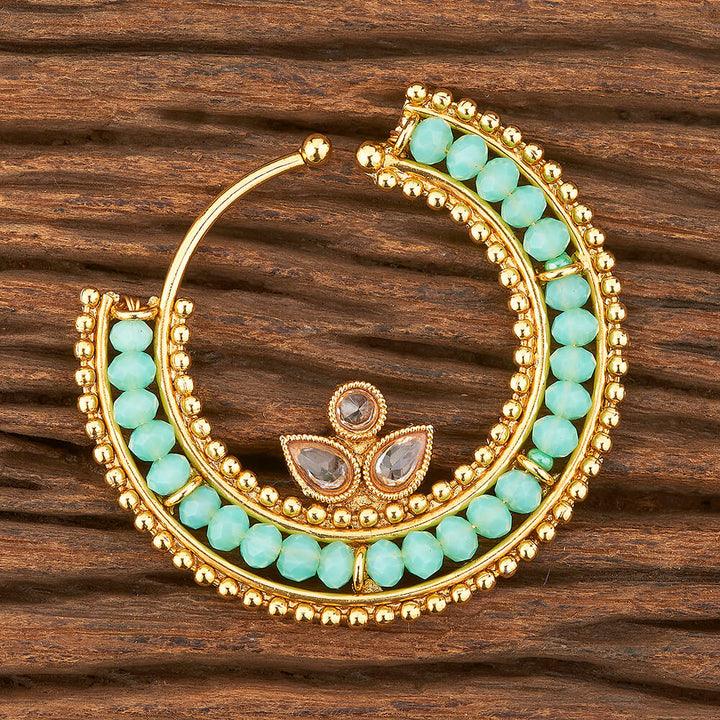 Antique Pressing Nose Ring With Gold Plating 213018