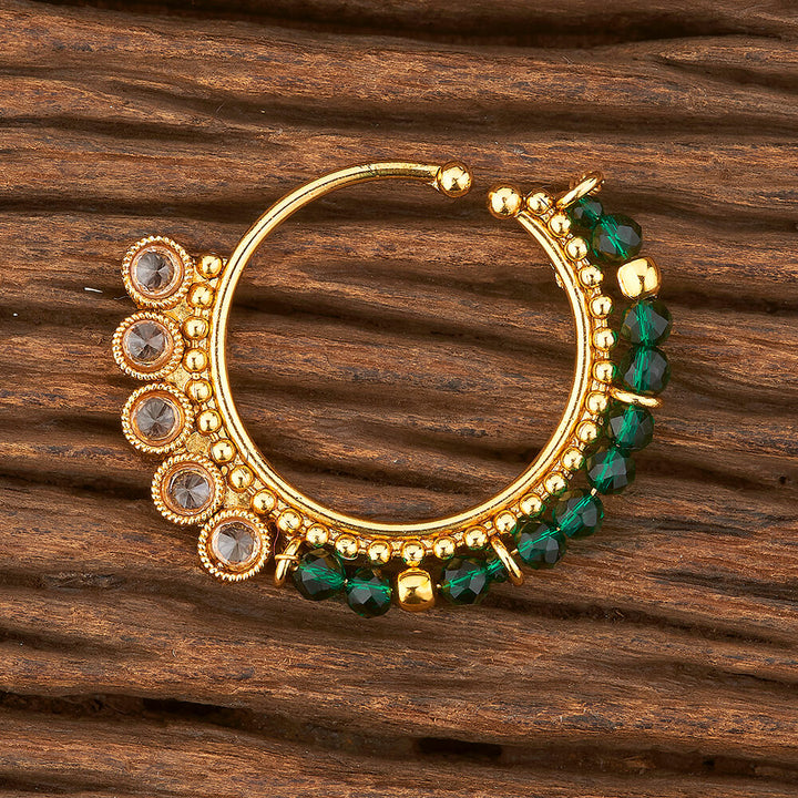 Antique Pressing Nose Ring With Gold Plating 213020