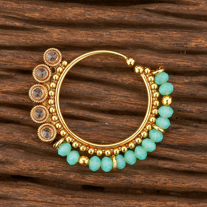 Antique Pressing Nose Ring With Gold Plating 213020