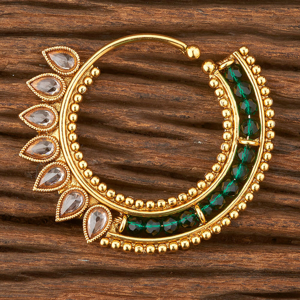 Antique Pressing Nose Ring With Gold Plating 213021