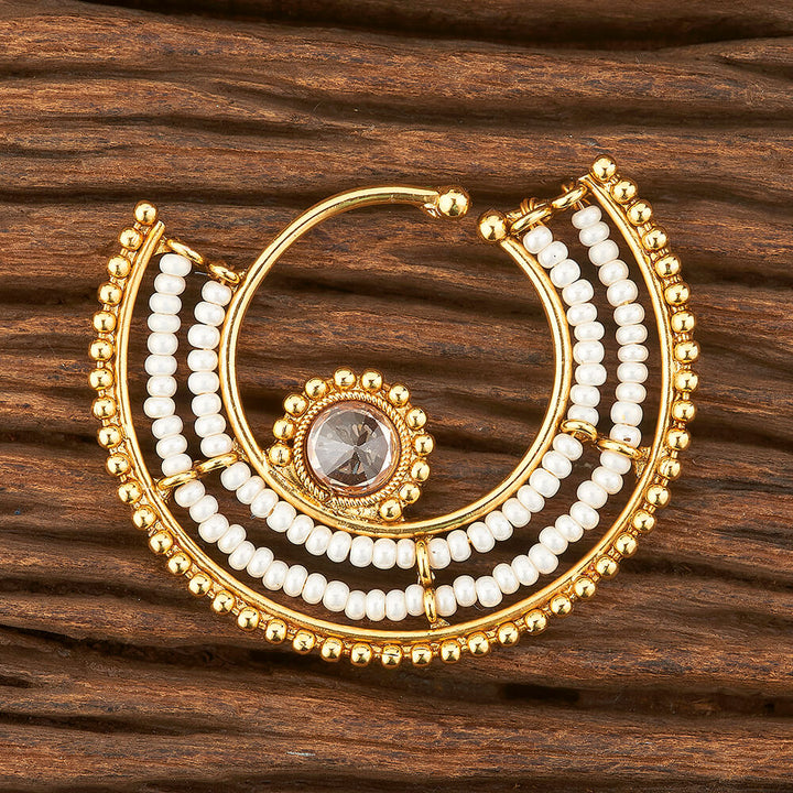 Antique Pressing Nose Ring With Gold Plating 213022