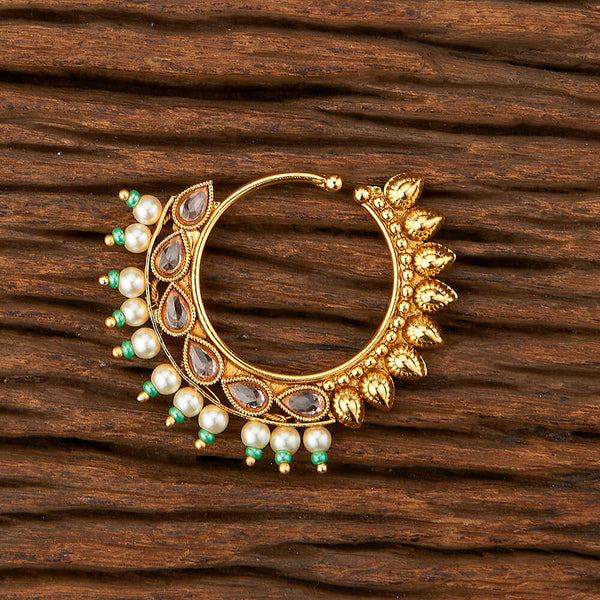 Antique Pressing Nose Ring With Gold Plating 213230