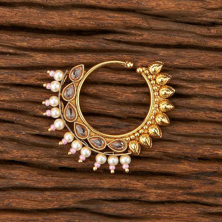 Antique Pressing Nose Ring With Gold Plating 213230