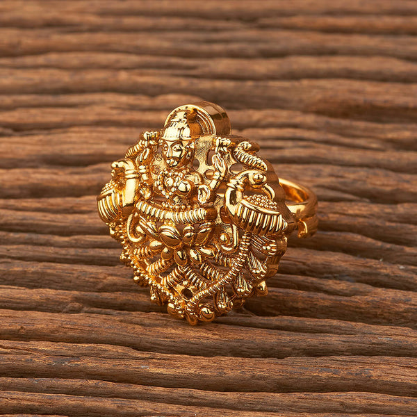 Antique Temple Ring With Gold Plating 213269