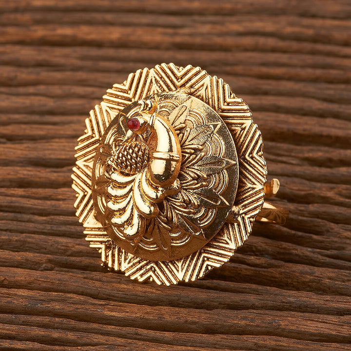 Antique Adjustable Ring With Gold Plating 213680