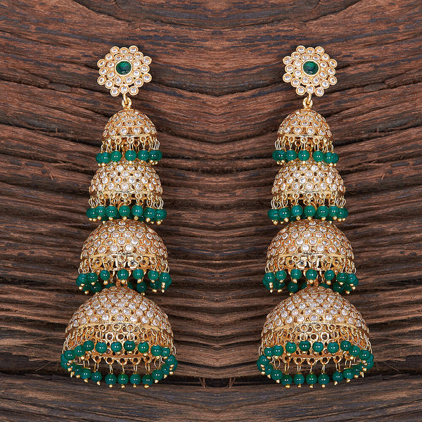 Antique Long Earring With Gold Plating 214535