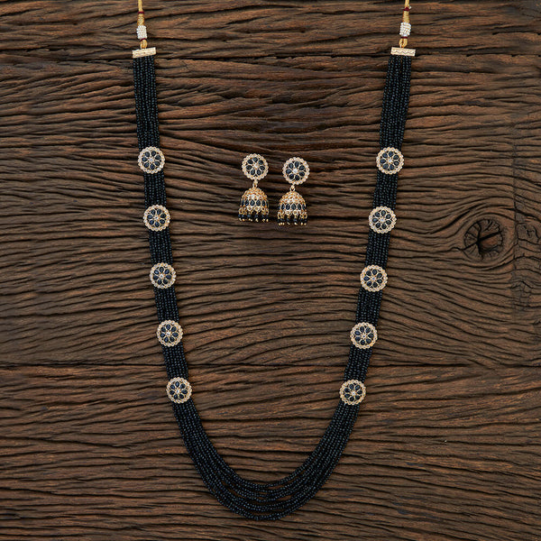 Antique Long Necklace With Gold Plating 214717