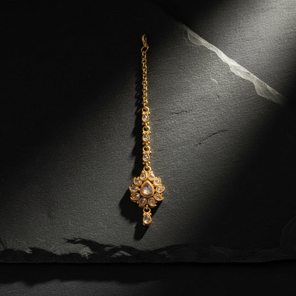 214753 Antique Delicate Tikka With Gold Plating