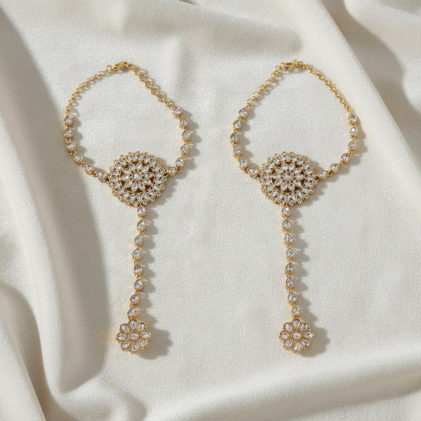 214778 Antique Reverse Ad Stone Hath Pan With Mehndi Plating