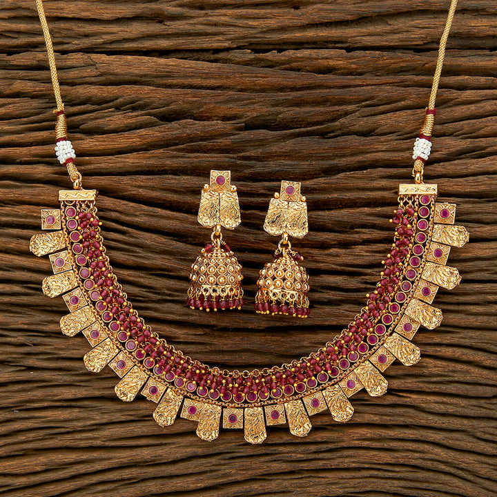 Antique Classic Necklace With Gold Plating 214832