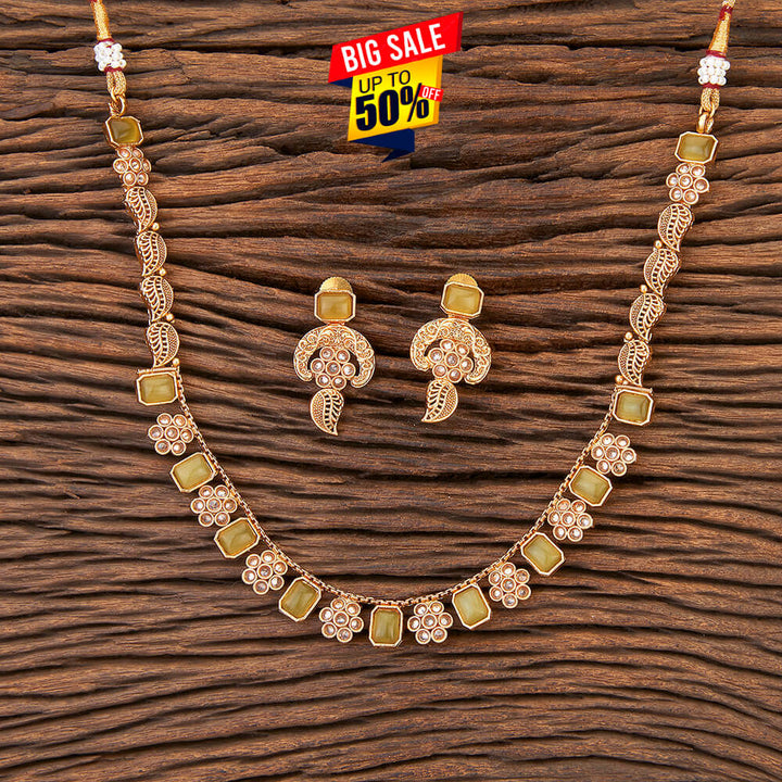 Antique Classic Necklace With Gold Plating 215348