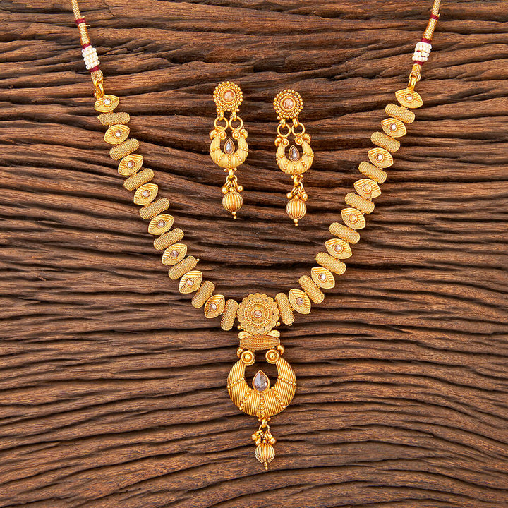 Antique Classic Necklace With Gold Plating 215457