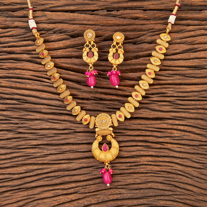 Antique Classic Necklace With Gold Plating 215457