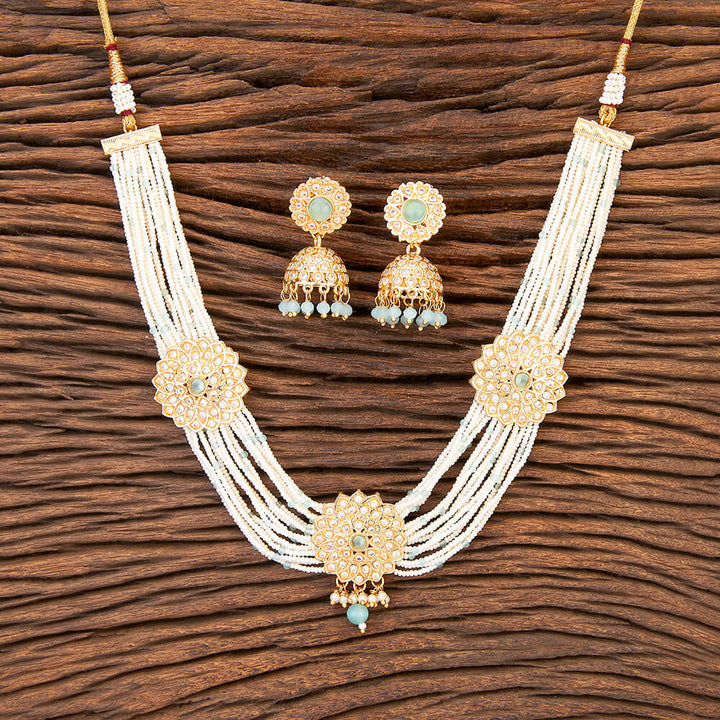 Antique Choker Necklace With Gold Plating 215491