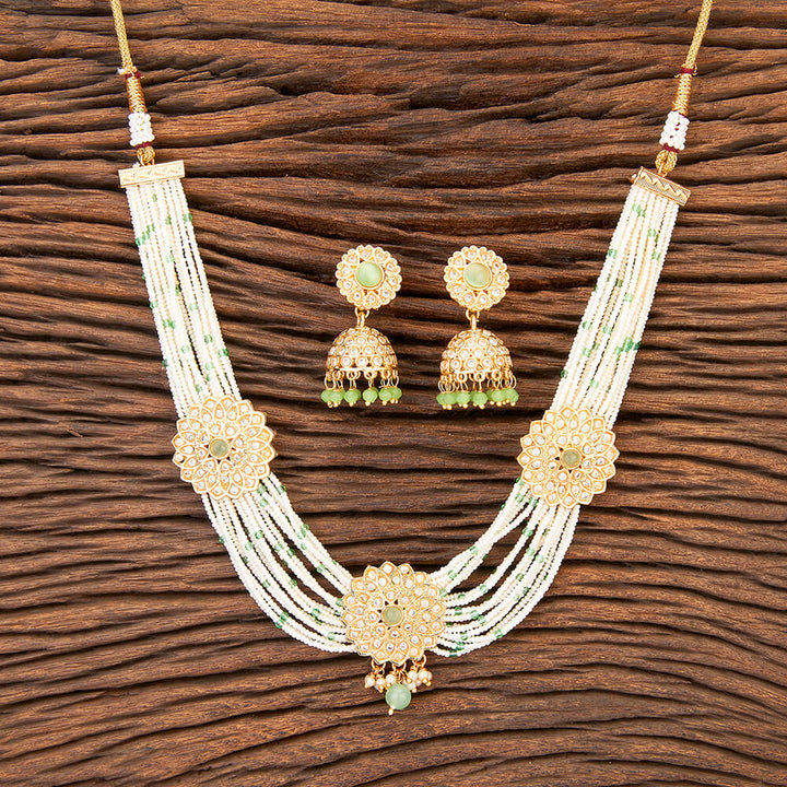 Antique Choker Necklace With Gold Plating 215491