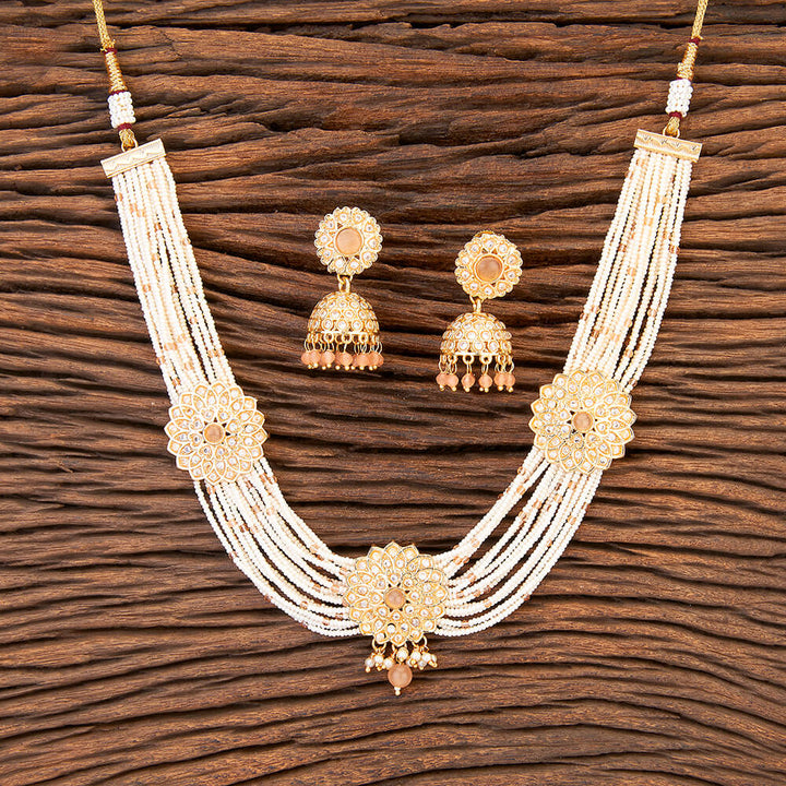 Antique Choker Necklace With Gold Plating 215491