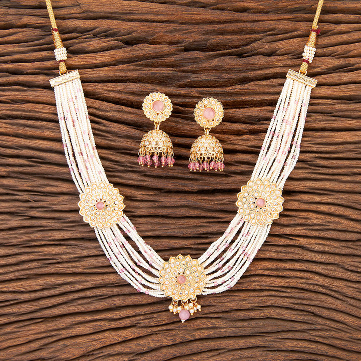 Antique Choker Necklace With Gold Plating 215491