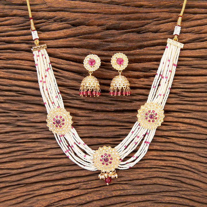 Antique Choker Necklace With Gold Plating 215491