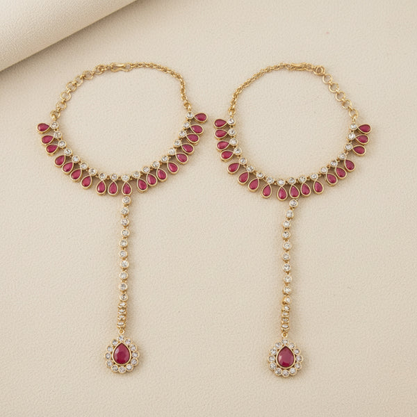 215693 Antique Reverse Ad Stone Hath Pan With Mehndi Plating