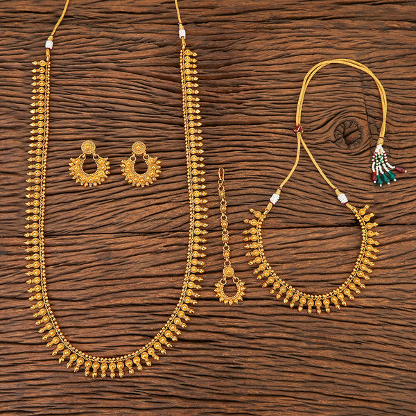 216063 Antique Combo Necklace Set With Gold Plating