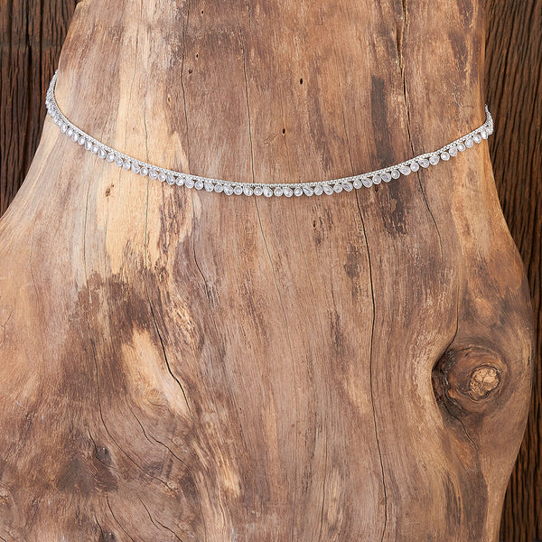 216356 Antique Classic Belt With Rhodium Plating