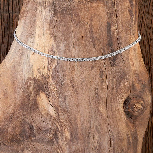 216357 Antique Classic Belt With Rhodium Plating