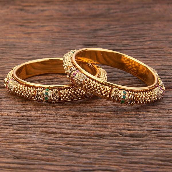 Antique Classic Bangles With Gold Plating 216610