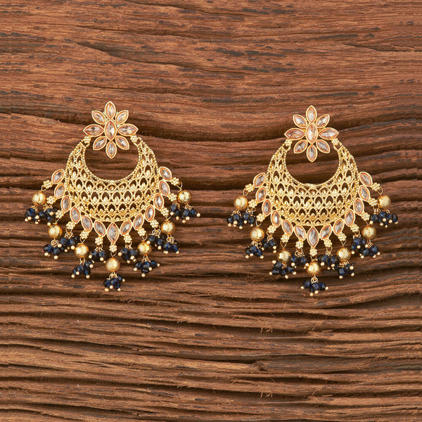 Antique Chand Earring With Gold Plating 216629