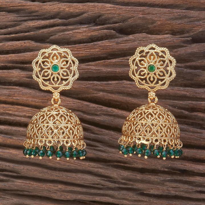 Antique Delicate Earring With Gold Plating 216729