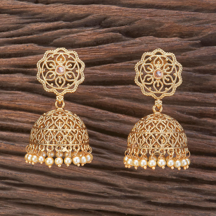 Antique Delicate Earring With Gold Plating 216729