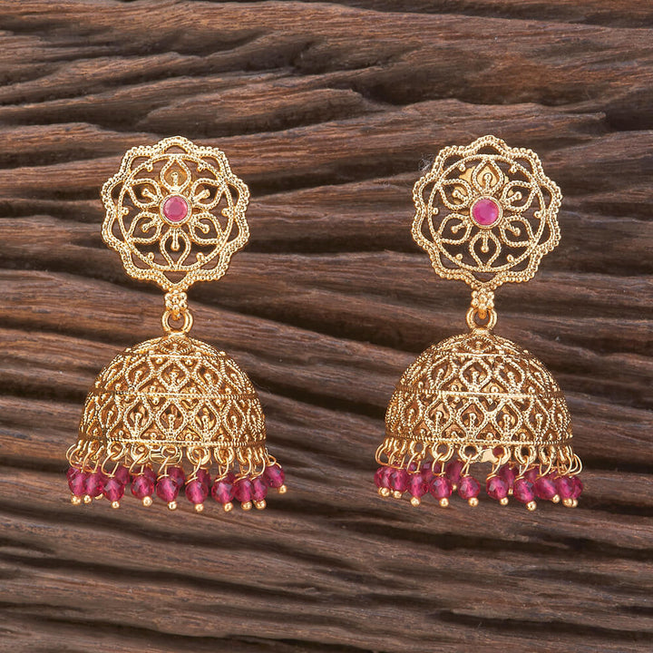 Antique Delicate Earring With Gold Plating 216729