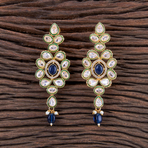 Antique Long Earring With Gold Plating 216763