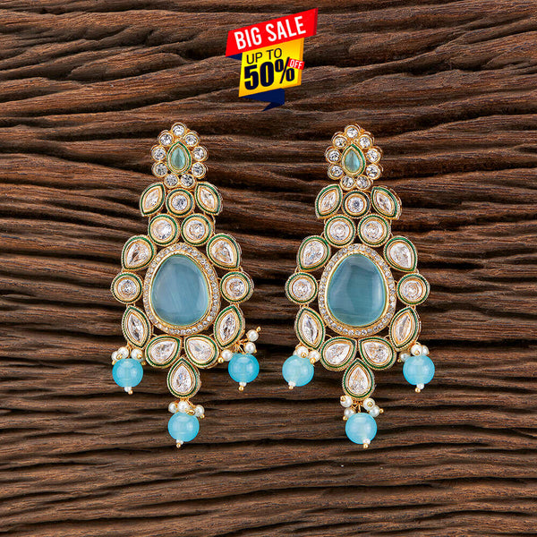 Antique Long Earring With Gold Plating 217017