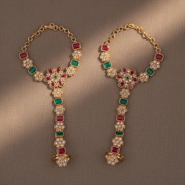 217048 Antique Classic Hath Pan With Gold Plating