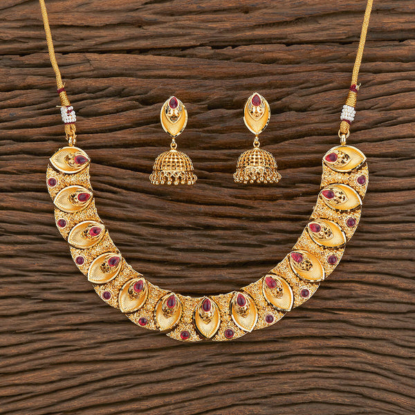 Antique Classic Necklace With Gold Plating 217385