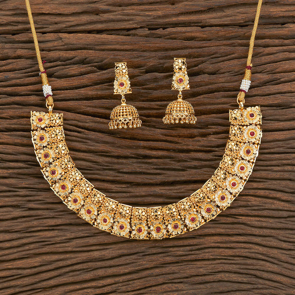 Antique Classic Necklace With Gold Plating 217386