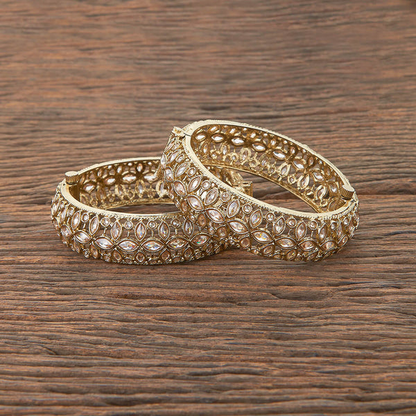 Antique Openable Bangles With Mehndi Plating 217428