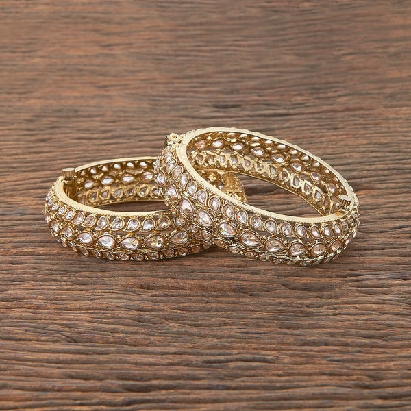 Antique Openable Bangles With Mehndi Plating 217429