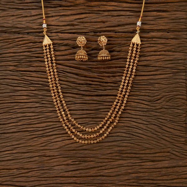 Antique Mala Necklace With Gold Plating 217571