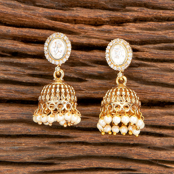 Antique Delicate Earring With Gold Plating 218417