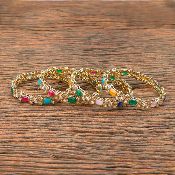 Antique Classic Bangles With Mehndi Plating 218555