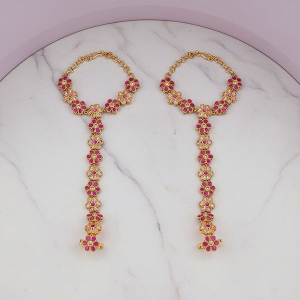 218676 Antique Classic Hath Pan With Gold Plating