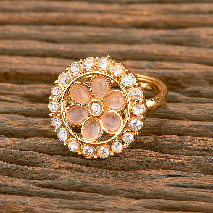Antique Adjustable Ring With Gold Plating 218787