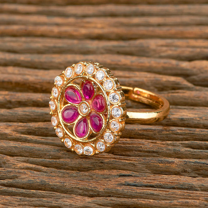 Antique Adjustable Ring With Gold Plating 218787